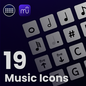 19 Music Icons for Stream Deck