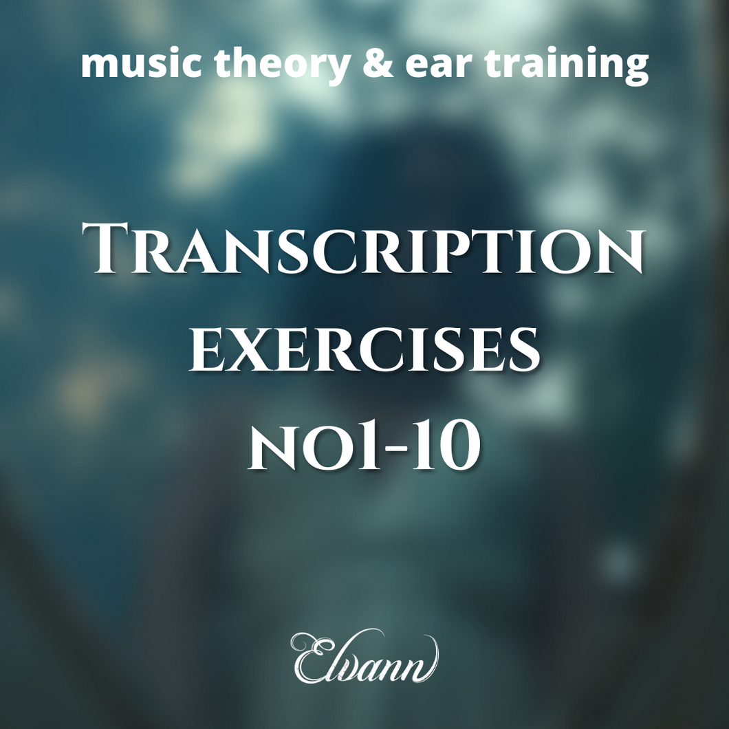 Transcription Exercises (no.1-10)